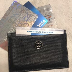 CHANEL Caviar Card Holder / Case
